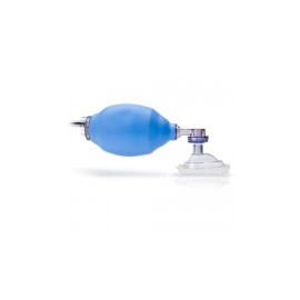 Resucitador reusable adulto con mascarilla y bolsa reservorio