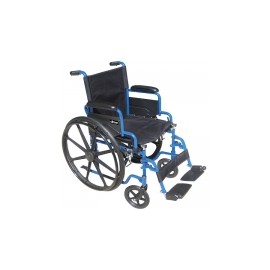 Silla de ruedas de 18" Streak con descansapies color azul DRI-BLS18FBD-SF MARCA -  Drive Medical