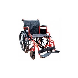 Silla de ruedas de 18" Streak con descansapies color rojo DRI-570-001-87-4 MARCA -  Drive Medical