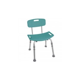 Silla para baño con respaldo color verde DRI-12202KDRT-1 MARCA -  Drive Medical