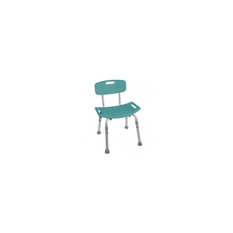 Silla para baño con respaldo color verde DRI-12202KDRT-1 MARCA -  Drive Medical