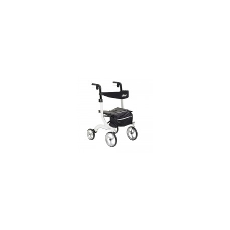 Andadera Rollator Nitro de aluminio con altura ajustable color Blanca DRI-RTL10266WT MARCA -  Drive Medical