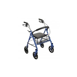 Andadera Rollator de acero durable color azul con canasta DRI-10257BL-1 MARCA -  Drive Medical