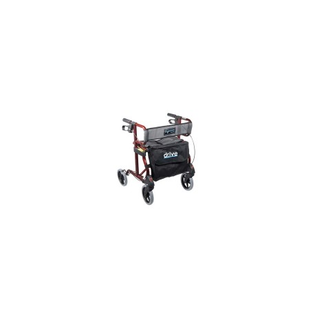 Andadera Rollator Diamond roja con bolsa 740R DRI-570-003-02-1 MARCA -  Drive Medical