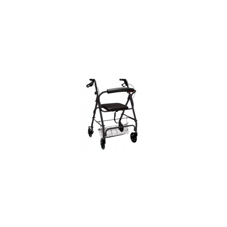 Andadera Rollator color negra con canastilla MST-AJ-1012BK MARCA -  Medical Store