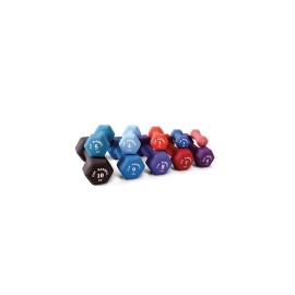 Mancuerna de neopreno 1 lb (aprox. 0.45 kg) con 4 piezas