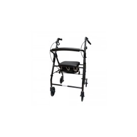 Andadera Rollator de aluminio AJ-N1025BK color negro MST-570-003-97-1 MARCA -  Medical Store