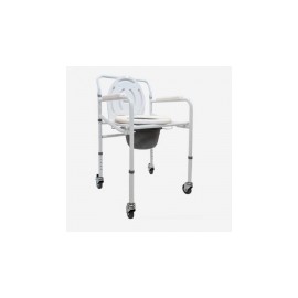 Silla cómodo plegable con ruedas, esmaltada SPE-SPC6001E MARCA -  Speedy