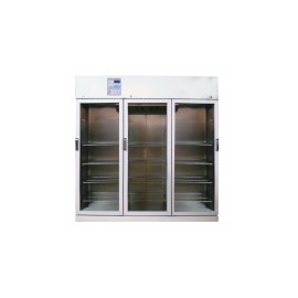 Refrigerador vertical de 50 pies para farmacia esmaltado con 3 puertas de cristal REF-RFECDV-50 MARCA -  RefriMed