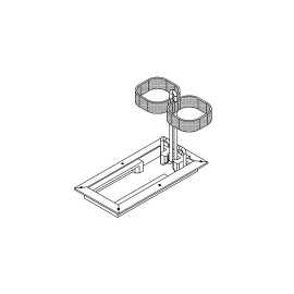 Porta sueros embutido fabricado en aluminio MAR-CC-9926 MARCA -  Marega