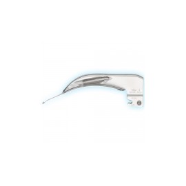 Hoja para laringoscopio curvo Macintosh  4 de fibra óptica