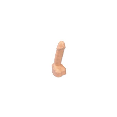 Modelo para practicar el uso de condones, piel clara