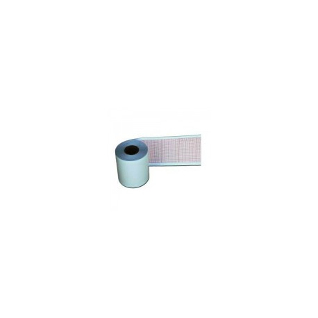 Papel para ECG rollo de 50 mm x 30 mts verde caja con 10 rollos
