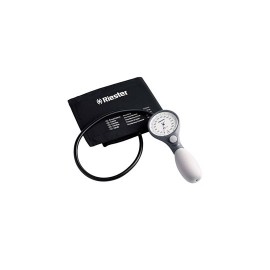 Baumanómetro aneroide pizarra color gris con brazalete de velcro para adulto