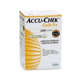 Lancetas para accu-check softclick con 200 piezas